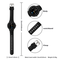 Montre-bracelet à quartz pour enfants, étudiants et femmes, design simple, résistante à l'eau 3 ATM, cadran à aiguilles, style sportif, Mingrui 8857L, fabrication OEM/ODM.