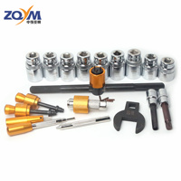 ZQYM Venta Directa de Fábrica, Juego de 20 Herramientas para Desmontar y Reparar Inyectores Diésel, para Inyectores de Combustible de las Series Bosch y Denso