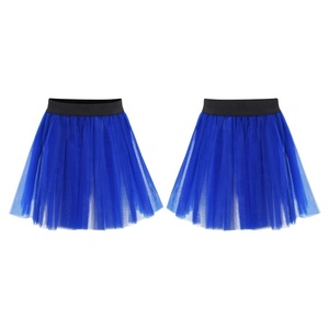 Falda de tul para niñas, falda tutú en capas, línea A, hasta la rodilla, falda de malla para fiesta, disfraz de baile rave, actuación en escenario, personalizada - Product Image 5