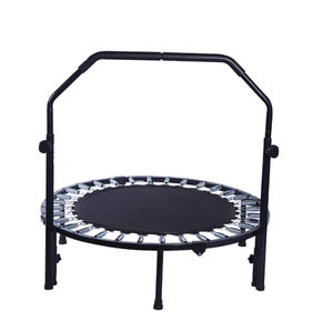 Giá rẻ trong nhà phòng tập thể dục tập thể dục Trampoline với lan can an toàn nhảy giường và ngoài trời Trampoline công viên - Product Image 5