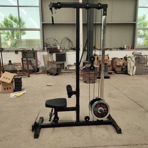 Tùy chỉnh thương mại có thể gập lại đa chức năng Lat kéo xuống hàng thấp thiết bị đào tạo sức mạnh ngồi hàng thấp Lat kéo thể hình - Product Image 6