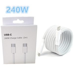 Câble USB-C vers TYPE C de bonne qualité 2m 240w pour iPhone 15 16 17 Pro Max pour iPad <span class=keywords><strong>Macboo</strong></span> Chargeur de téléphone Câbles de données - Product Image 1
