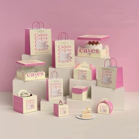 Boîtes à biscuits personnalisées Boîte à dessert avec fenêtre Boîtes à gâteaux à dessert Conception d'impression d'emballage alimentaire résistant à l'huile pour beignets