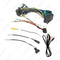 Faisceau de câblage audio 16pin avec boîtier Canbus et LVDS pour Audi Q5/A4L/A1 (11-15) Adaptateur de fil d'installation stéréo