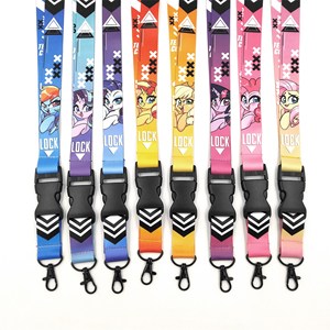 Lanière personnalisée en polyester vierge pour sublimation, avec crochet, écologique, légère, sérigraphiée - Product Image 2