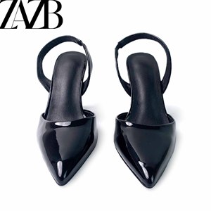 Giày Nữ Mới Giày Cao Gót Mũi Nhọn Kim Cương Thời Trang Dép Kim Loại Trang Trí Thời Trang Giày Cao Gót Gợi Cảm Mỏng Gót Nhọn Đơn - Product Image 2