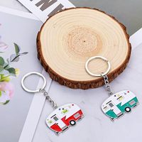 Ensemble de porte-clés pour camping-car Camper Logistics, porte-clés Happy Camper pour hommes, femmes, couples, accessoires pour caravanes, cadeaux de camping