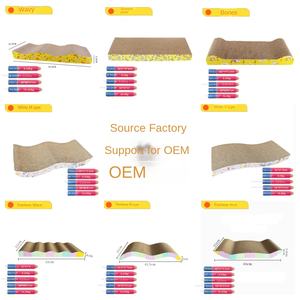 Atacado Gato Interativo Brinquedo Garra Placa Substituível Núcleo Interno Em Forma de Tigela De Papel Ondulado Litter <span class=keywords><strong>Cat</strong></span> Tree <span class=keywords><strong>Scratcher</strong></span> - Product Image 4