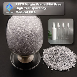 פוליאסטר חומר גלם פלסטיק חלקיקי פטה, חלקיקי לחיות שקופה מקורית, נימה 3d extruded, מוזרק - Product Image 2