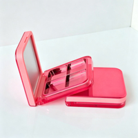 Palette de fards à paupières compacte personnalisée à 4 compartiments avec miroir, palette de blush, logo personnalisé – Offre Spéciale