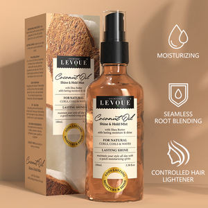 OEM ODM Sprays de coiffure à la noix de coco et à l'hibiscus pour boucles et brillance avec beurre de karité et huile de coco pour le soin des <span class=keywords><strong>cheveux</strong></span> bouclés - Product Image 4