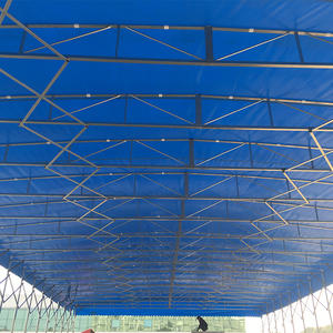 Tente escamotable industrielle <span class=keywords><strong>de</strong></span> cadre en acier pour le <span class=keywords><strong>stockage</strong></span> d'entrepôt avec le revêtement en PVC ignifuge - Product Image 3