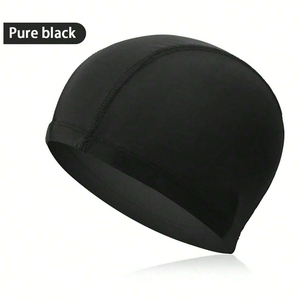 مرونة عالية قماش جيد التهوية مريحة-قبعة السباحة طويلة الشعر حجم كبير للماء عدم الانزلاق الكبار للجنسين - Product Image 1