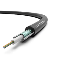 Cable de red de fibra óptica GYXTW para exteriores, unirrotatorio, 2, 4, 6, 8, 12, 24 núcleos, con armadura de acero, 1KM 2KM/Rollo Precio