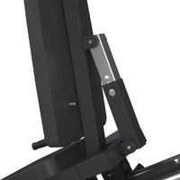 Équipement de gymnastique Presse à jambes compacte à 45 degrés et augmentation du mollet Machine d'exercice combinée Charge de la plaque d'extension d'étirement des jambes