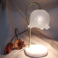 Lampe chauffe-cire électronique de luxe C&H en forme de fleur, pour décoration intérieure, aromathérapie, cadeau de Saint-Valentin ou de la Fête des Mères