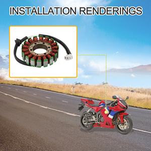 GOOFIT 18 Coil 3 Wire Magneto Stator Coil Ignition Generator Replacement for CBR600 <span class=keywords><strong>CBR</strong></span> <span class=keywords><strong>600</strong></span> F4 1999 2000 OEM 31120-MBW-611 - Product Image 6