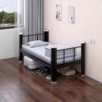 Meilleures ventes Bon marché Meubles en métal pour l'école Lit superposé en acier Auberge de jeunesse Lit superposé double Lit superposé en métal