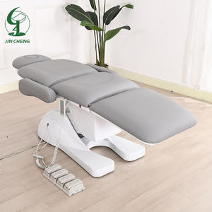 Jincheng Luxe Gris Salon Meubles Esthéticienne Aime Le Visage Chaise Lit Électrique Beauté Lit 3/4 Électrique Lit De Massage. - Product Image 4