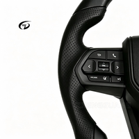 Améliorez votre véhicule avec un volant en cuir et bois de pêche personnalisé de haute qualité, compatible avec Toyota LC300, LC250, LC200, Hilux et Corolla