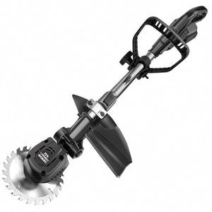 เครื่องตัดหญ้าไร้สายแบบใช้แบตเตอรี่ น้ำหนักเบา ใช้สำหรับตัดหญ้า ตัดแต่งขอบสนามหญ้า และตัดหญ้าบริเวณสวน พร้อมใบมีด - Product Image 5