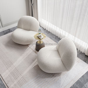 INS Offre Spéciale chaise longue pouf blanc, fauteuil de loisirs unique, canapé, meubles de chambre à coucher - Product Image 4