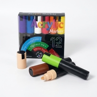 Meilleurs marqueurs d'art permanents pour graffitis, peinture acrylique, marqueurs de coloriage géants pour croquis, stylos marqueurs d'art à peinture acrylique
