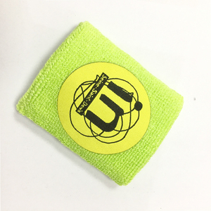 رباط معصم رياضي مرن للدراجات واللياقة البدنية، مصنوع من القطن المخطط حسب الطلب - Product Image 4