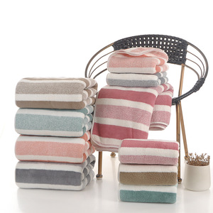 Juego <span class=keywords><strong>de</strong></span> Toallas <span class=keywords><strong>de</strong></span> <span class=keywords><strong>Baño</strong></span> <span class=keywords><strong>de</strong></span> Felpa Coral al por Mayor, Tamaño Grande, Gruesas y Suaves, Ideales para Absorber Agua - Product Image 3