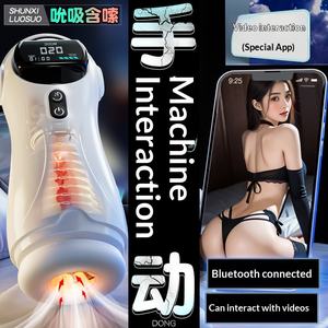 Vente en gros usine : Godet de masturbation masculin <span class=keywords><strong>Space</strong></span> Man, à succion entièrement automatique, avec voix intelligente, pour entraînement masculin, jouet sexuel pour adultes, Godet d'avion - Product Image 2