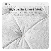 OEM ODM matelas à ressort de poche de luxe échantillon gratuit matelas personnalisé en latex mousse à mémoire de forme dans une boîte