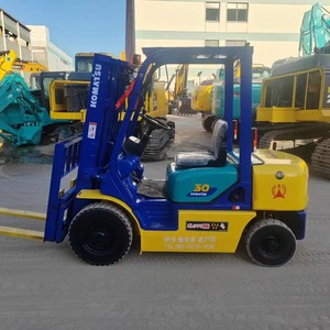 Cheap Price for Sale 2024 Used Komatsu Forklift 3 Ton Diesel FD30 with Hydraulic <b>Side</b> Shifter and Two Stage Mast - Product Image 6