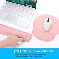 Tappetini per Mouse personalizzati per poggiapolsi tappetino per Mouse in Memory Foam Set di tappetini per poggiapolsi per tastiera e Mouse da gioco