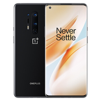 Oneplus — Smartphone, 8 Pro, ram 8 go, rom 128 go, 6.87 ", 48mp, téléphone intelligent, terminal mobile, 5G, écran Fluid Display 120Hz, 513ppi, recharge sans fil 30W, version internationale