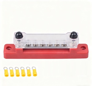 Barre de distribution de courant M6 <span class=keywords><strong>12V</strong></span> 1/4 pouce, bloc de distribution de courant 150A, <span class=keywords><strong>bornier</strong></span> <span class=keywords><strong>électrique</strong></span>, barre de distribution pour camion, <span class=keywords><strong>bateau</strong></span>, voiture, camping-car, VR - Product Image 3