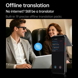 <span class=keywords><strong>Traducteur</strong></span> de langues T90 AI à reconnaissance automatique, écran IPS 5.3, traduction vocale et photo <span class=keywords><strong>en</strong></span> temps réel, double écran, 150 langues, hors <span class=keywords><strong>ligne</strong></span>/<span class=keywords><strong>en</strong></span> <span class=keywords><strong>ligne</strong></span> - Product Image 3