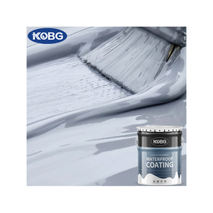 KOBG Acryl Wasserbasierte Wasserdichte Dachbeschichtung & Wandfarbe für Badezimmer und Pool <span class=keywords><strong>25kg</strong></span> Fass - Product Image 5