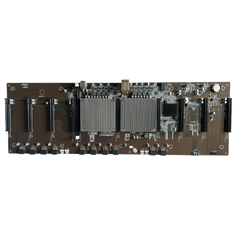 PC anakart 847/b75/b85/B65 /S37 x79 ddr3 dahili CPU desteği 8 grafik kart yuvaları