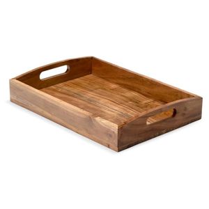 <span class=keywords><strong>2025</strong></span> Neues <span class=keywords><strong>Design</strong></span> des natürlichen Akazien-Holz tabletts mit Griff - Product Image 4