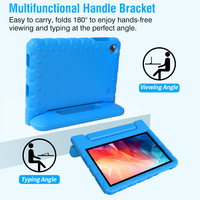 Étui pour enfants HGD pour TCL EVA, coque antichoc adaptée aux enfants pour TCL Tab 8 LE modèle 9137W/ TCL Tab 8 WiFi avec poignée et béquille