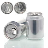 Vente chaude personnalisée 200ml élégant aluminium boisson alimentaire métal canette pour jus café bière boisson fonctionnelle boisson gazeuse
