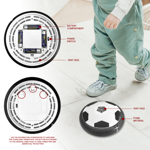 Jouet amusant de 18cm pour enfants, jeu de football en intérieur, ballon de football lumineux et interactif avec objectif, en vol stationnaire - Product Image 5