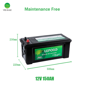 تصدير سيارة بطارية شاحنة n150 12v 150ah <span class=keywords><strong>n200</strong></span> 12v200ah بطارية السيارة 12v 40ah 180ah 200 أمبير البطارية - Product Image 2