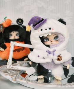 LOKIKI Mischief Series Caja ciega Halloween Navidad Colgante Caja ciega Chica Muñeco <span class=keywords><strong>de</strong></span> peluche Llavero <span class=keywords><strong>de</strong></span> juguete - Product Image 3