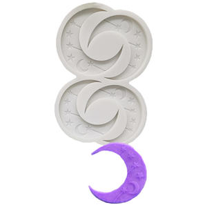 Nouveau Style Joyeux <span class=keywords><strong>Eid</strong></span> Ramadan <span class=keywords><strong>Mubarak</strong></span> Lune Étoile Silicone Gâteau <span class=keywords><strong>Chocolat</strong></span> Fondant <span class=keywords><strong>Moule</strong></span> - Product Image 3