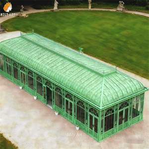 MILY Grandes Casas de Campo Francesas para Bodas, Gazebo de Hierro Forjado para Exteriores, Elegantes Invernaderos y Orangerías - Product Image 1