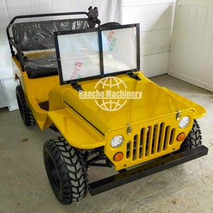 Jeep électrique classique, véhicule tout-terrain multi-usages pour le tourisme, avec 2/4/6 sièges, homologué CE - Product Image 2