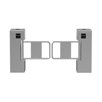 Barrière pivotante en acier inoxydable 304, porte tournante avec vérification par empreinte digitale, contrôle d'accès pour l'entrée des élèves dans l'école