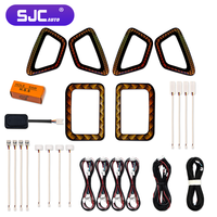 Accessoires de voiture SJC - Décoration intérieure pour Mahindra Scorpio N 2022-2025 - Éclairage d'ambiance intérieur - Lumière LED ambiante pour voiture