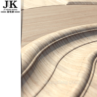 Portes en bois JHK-M01 des mosquées Porte en bois à double panneau Porte en placage de bois
